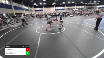 116 lbs Round Of 16 - Johnny Olmos, Red Wave WC vs Henry Arellano, California Grapplers