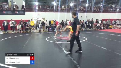 61 kg Quarterfinal - Jesse Ybarra, Hawkeye Wrestling Club vs Dominick Serrano, Northern Colorado Wrestling Club