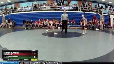 80 lbs Placement (4 Team) - Brady Elfreich, Mater Dei vs Tyler Quarles, Portage