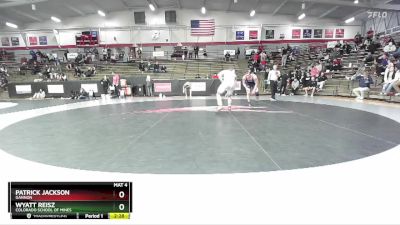 174 lbs Cons. Round 7 - Patrick Jackson, Gannon vs Wyatt Reisz, Colorado School Of Mines