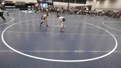 106 lbs Champ. Rd Of 128 - Hudson Cox, Moen Wrestling Academy vs Declan Mohler, 3F Wrestling