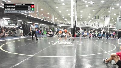 122 lbs Rr Rnd 2 - Cole Borzio, Steller Trained Seripas - HSC vs Alex Rozas, Team Shutt Mau Mau - HSC