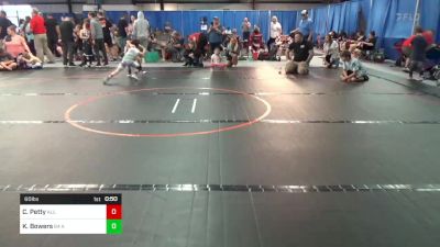 60 lbs Round Of 16 - Colton Petty, All American vs Kellan Bowers, 84 Athletes