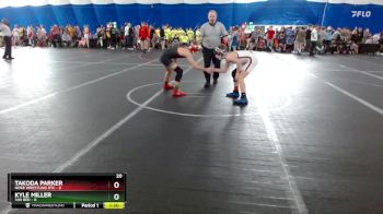 98 lbs Round 1 (8 Team) - Takoda Parker, Noke Wrestling RTC vs Kyle Miller, 330 Red