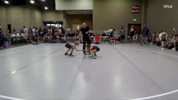 65 lbs Round 2 (6 Team) - Dixie Beasley, Blackman WC vs Ryan Chambers, Funky Crayons
