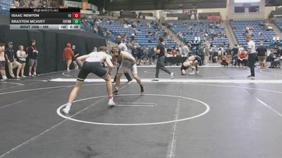 165 lbs Cons. Round 4 - Braxton McAvey, Fort Hays Tech Northwest vs Isaac Newton, Friends University