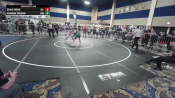 137 lbs 2nd Place - Elias Delis, 951 Wc vs Kaeden Orians, Gold Rush Wr Ac