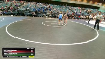 155 lbs Cons. Round 4 - Megan Riordan, Moapa Valley vs Adyson Henley, Shadow Ridge