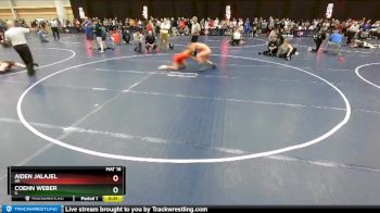 102 lbs Champ. Round 2 - Coehn Weber, IL vs Aiden Jalajel, OK