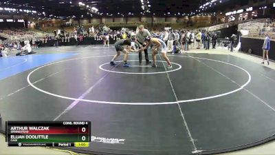 152 lbs Cons. Round 4 - Arthur Walczak, Springstead vs Elijah Doolittle, Cass