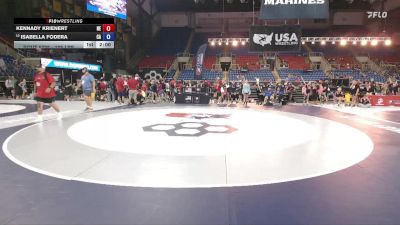 105 lbs Champ. Rd Of 128 - Kennady Krienert, NE vs Isabella Fodera, CA