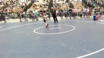 41 lbs Cons. Semi - Sophia Schulz, Club Not Listed vs James Murray, Yorktown Wrestling