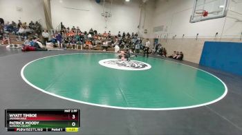 150B Quarterfinal - Wyatt Timboe, Jackson Hole vs Patrick Moody, Natrona County