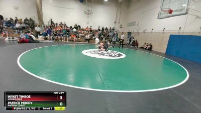 150B Quarterfinal - Wyatt Timboe, Jackson Hole vs Patrick Moody, Natrona County