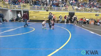 35 lbs Semifinal - Hadley King, Bartlesville Wrestling Club vs Grady James, Jacket Wrestling Club