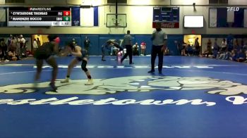 Girls 107 lbs Semifinal - Cyntarione Thomas, Picayune High School vs Makenzie Rocco, St. Martin High School Girls