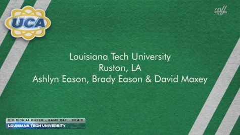 Louisiana Tech University [2026 Division IA Cheer - Game Day Semis] 2026 UCA & UDA College Cheerleading and Dance Team National Championship