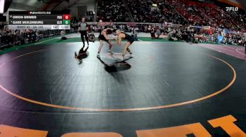 3A 126 lbs Champ. Round 1 - Gabe Muilenburg, Glenns Ferry vs Orion Grimes, Priest River