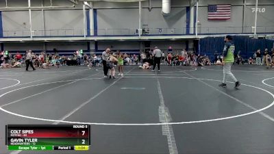 130 lbs Round 5 (8 Team) - Colt Sipes, M2TCNJ vs Gavin Tyler, Headhunters