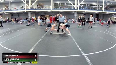 100 lbs Round 5 (8 Team) - Dakota Sandy, Mat Assassins Black vs Luca Seramone, Kraken