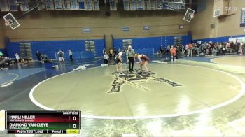 135lbs Cons. Round 4 - Marli Miller, White River (Girls) vs Diamond Van Cleve, Othello (Girls)
