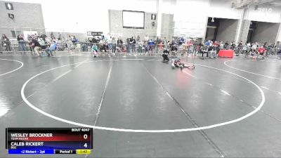 82 lbs Quarterfinal - Wesley Brockner, Team Nazar vs Caleb Rickert, BGC