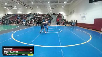 138 lbs Cons. Round 4 - Jaxon Tillotson, Lyman vs Aj Lamblin, Cheyenne East