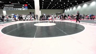 132 lbs Cons. Sub-rd Of 16 - Roman Estes, Coppell High School vs Mason Colon, Ranger 47