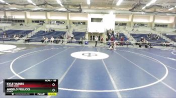 149 lbs Cons. Round 3 - Angelo Pellicci, Ithaca vs Kyle Yasses, Alfred State