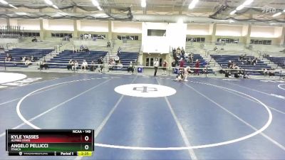 149 lbs Cons. Round 3 - Angelo Pellicci, Ithaca vs Kyle Yasses, Alfred State