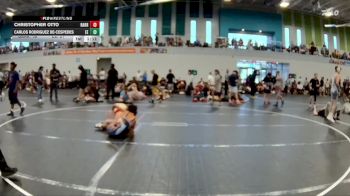 92 lbs Round 3 (6 Team) - Christopher Otto, Team Barracuda vs Carlos Rodriguez De-Cespedes, Eagle Empire