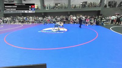 Junior Boys FS - 144 lbs Champ. Round 1 - Warren Cook, OR vs Sam DeHan, WA