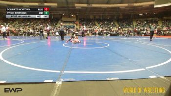 60 lbs Semifinal - Scarlett Mckeown, Mat Assassins vs Ryken Stephens, Abilene Kids Wrestling Club