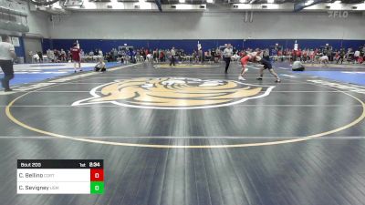 141 lbs Consi Of 16 #1 - Culley Bellino, Cortland vs Colin Sevigney, Southern Maine