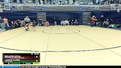 60/65 Round 3 - Landon Allred, 208 Badgers vs Benjamin Zifzal, Mountain Man Wrestling Club