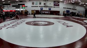 141 lbs 3rd Place Match - Riese Thornberry, Wisconsin-Stevens Point vs Cole Becker, Augsburg