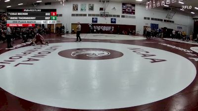 141 lbs 3rd Place Match - Riese Thornberry, Wisconsin-Stevens Point vs Cole Becker, Augsburg