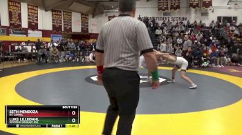 126 lbs Semifinal - Luke Lilledahl, Wyoming Seminary (PA) vs Seth Mendoza, Mt. Carmel