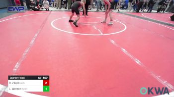 80 lbs Quarterfinal - Braxton Zibell, Barnsdall Youth Wrestling vs Landon Watson, Wagoner Takedown Club