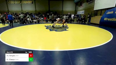 178 lbs Round Of 16 - Anthony Vargas, Central vs Emerson Claeys, Pomona (CO)