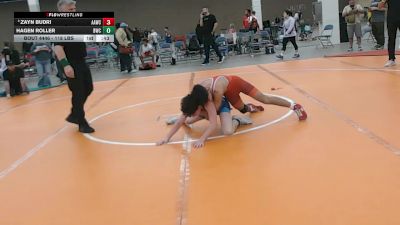 115 lbs 5th Place Match - Zayn Budri, All American Wrestling Club vs Hagen Roller, Borger Wrestling Club