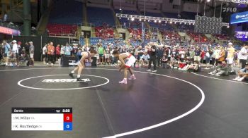 157 lbs Semis - Melvin Miller, PA vs Kody Routledge, OK