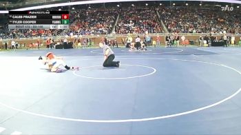 D2-106 lbs Quarterfinal - Tyler Cooper, Plainwell HS vs Caleb Frazier, Huron HS (New Boston)