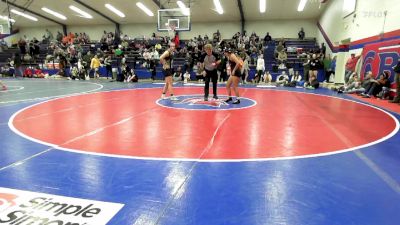 135 lbs Rr Rnd 3 - Kimora Miller, Sallisaw HS vs Tiffany Breshears, Broken Arrow Girls