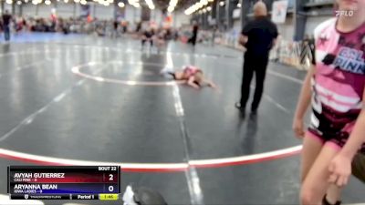 50 lbs Rd# 5- 2:00pm Friday - Aryanna Bean, Iowa Ladies vs Avyah Gutierrez, Cali Pink