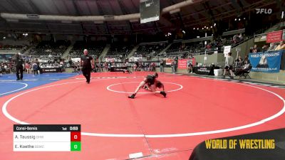 70 lbs Consolation - Andrew Taussig, Greater Heights Wrestling vs Esai Koethe, Big Game WC