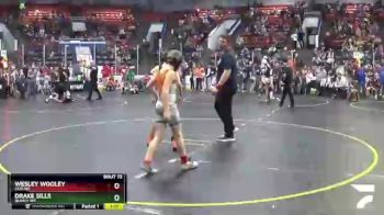 85 lbs Cons. Round 3 - Wesley Wooley, Clio WC vs Drake Sills, Quincy WC