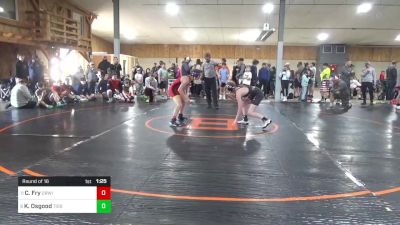 120 lbs Round Of 16 - Cole Fry, Orwigsburg vs Karter Osgood, Tioga