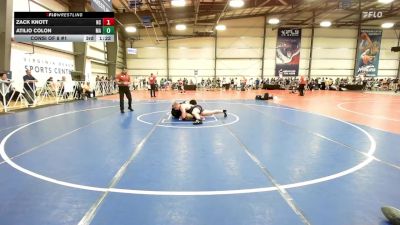 106 lbs Consi Of 16 #2 - Aiden Burkholder, NC vs Eli Sanders, AL