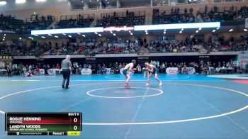 152 lbs Champ. Round 1 - Landyn Woods, Homer High School Mariners vs Rogue Henning, Unalaska